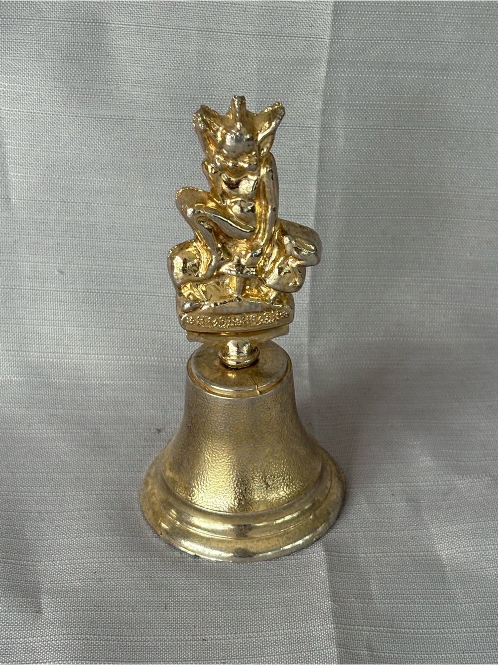 Rare 1950’s Gold Decorative Pixie Bell